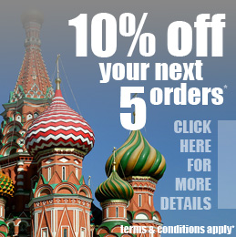 Get Money off your next orders from Russian Translation Services
